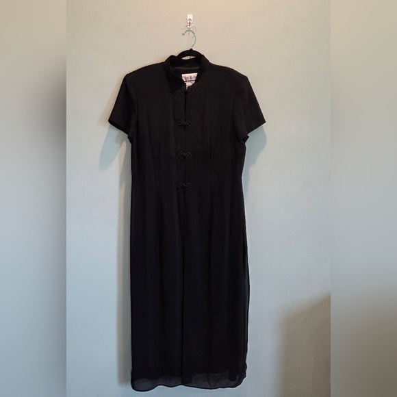 Sheri Martin Pants - Sheri Martin New York Two-Piece Pant Set Size 18 Vintage Black Chinese-Style